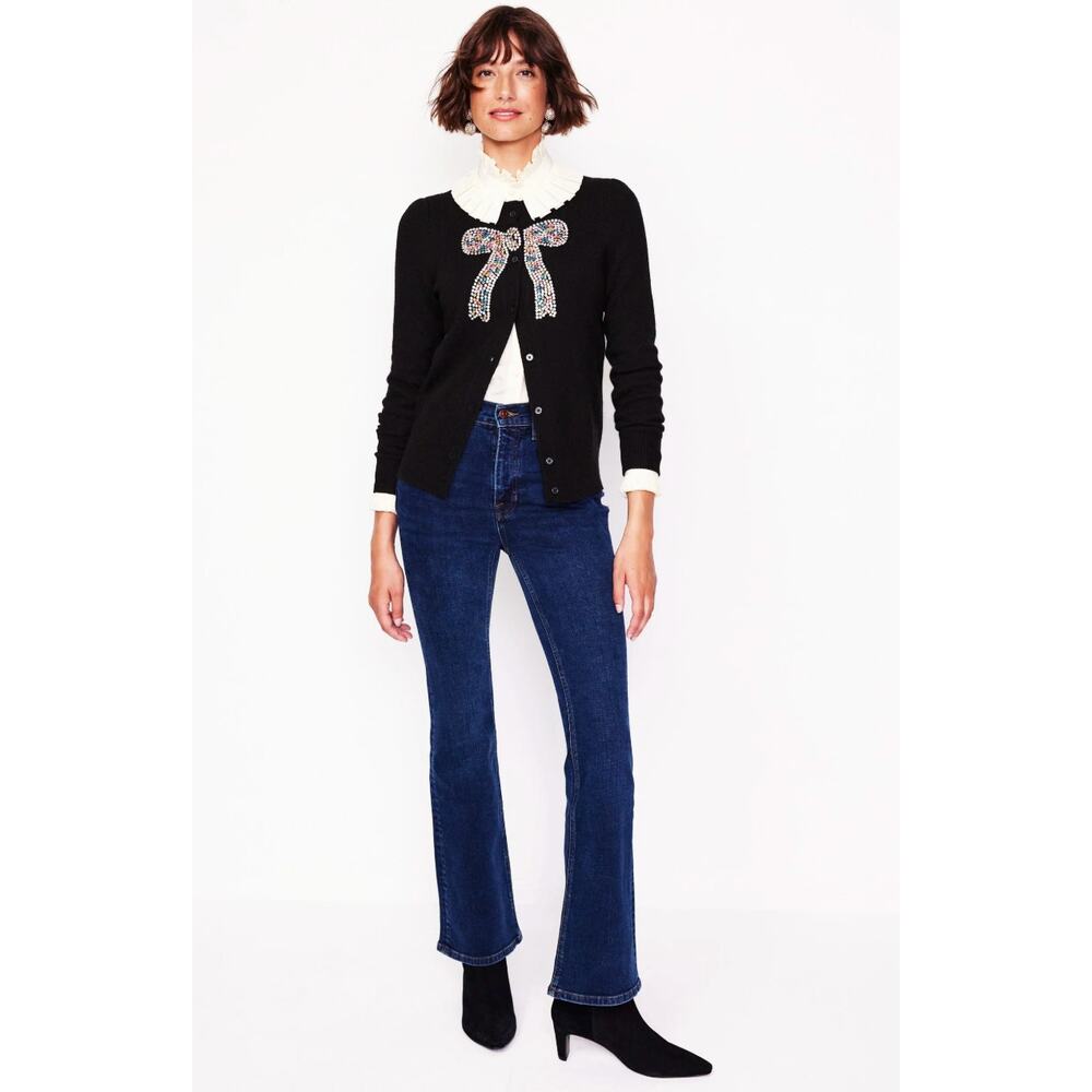 Boden Fenella Embellished Cardigan size M medium